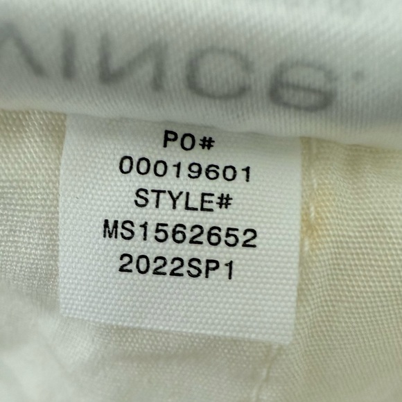 Vince Men's Cream Lightweight Hemp Pant Chinos Beach Resortwear - Picture 9 of 12